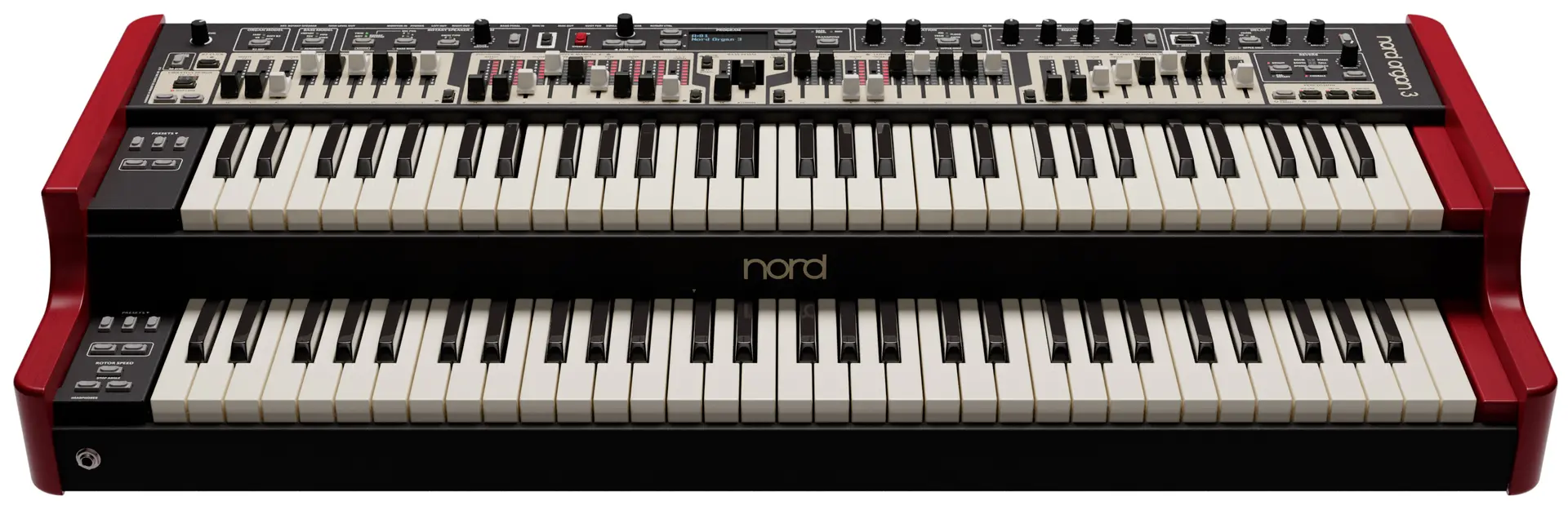 Nord C3 Organ – Dual Manual Stage Organ 2 Nord - NO3 - Front - 250110 - WhiteBG - crop